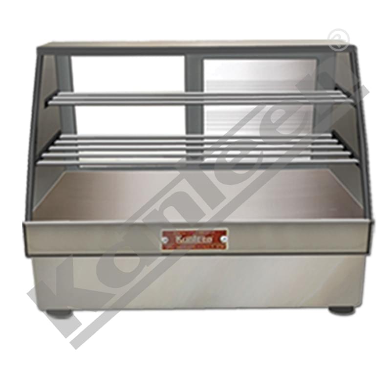 Inclined Flat Glass Display Counter - Standard Model