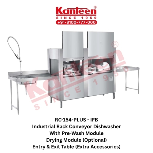 Industrial Rack Conveyor Dishwasher RC 154 Plus IFB