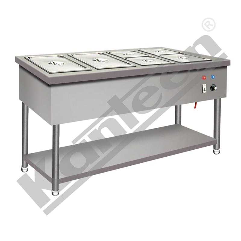 Bain marie with 1 bottom shelf