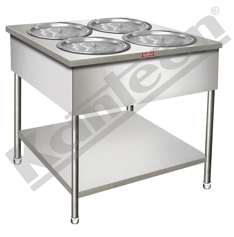 Bain marie with round vessel