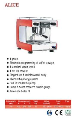 Traditional Coffee Machine Alice