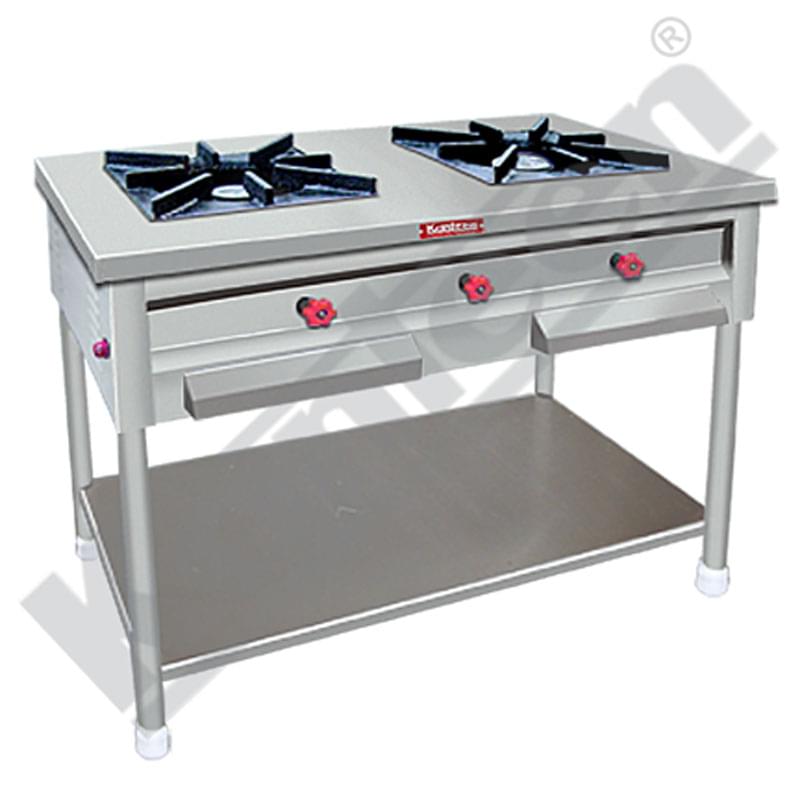 Double Burner Gas Cooking Range