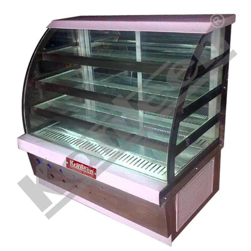 Ss bend glass showcase deluxe 2