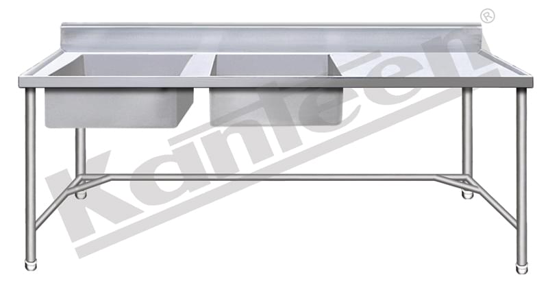 2 unit Sink with drain board