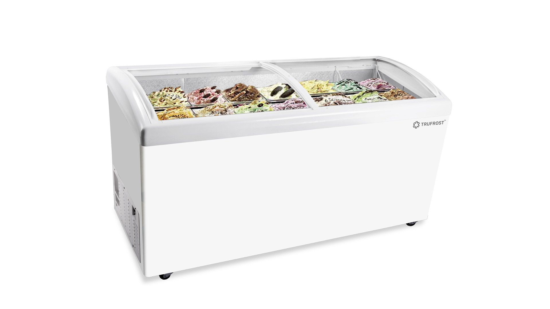 Curve Glass Top Chest Freezer GTC 330