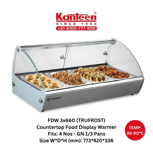 Countertop Food Display Warmer CTW-4 Trufrost