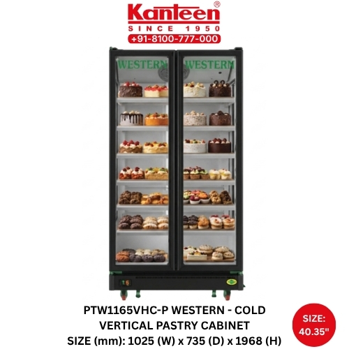 VERTICAL PASTRY CABINET PTW1165VHC-P WESTERN